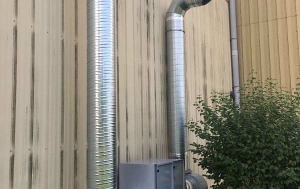 Ventilateur et caisson de filtration (fumée de soudage)