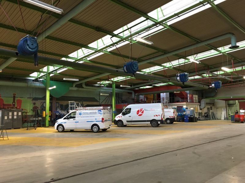 Aérau Services équipe le centre bus Transville de St Saulve (59)